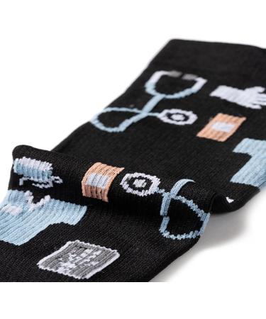 Compression Socks 15-25 mmHg for Women & Men - 4 Pairs, Ideal for Nurses, Youth, Running, Travel - Medical Grade Circulation Support - S-M Size - Buy Online on GoSupps.com