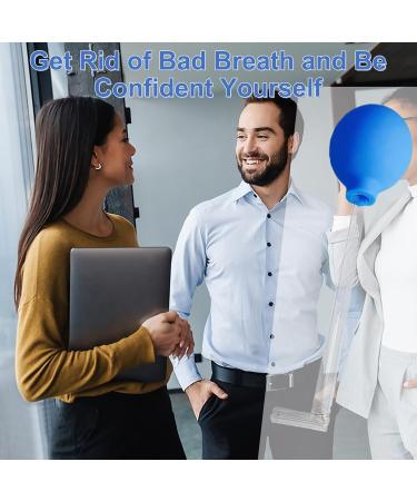 Tonsil Stone Remover & Cupping Glass for Bad Breath | Oral Care Tool with Dental Mirror - Fresh Breath Solution (Blue) - Buy Online on GoSupps.com