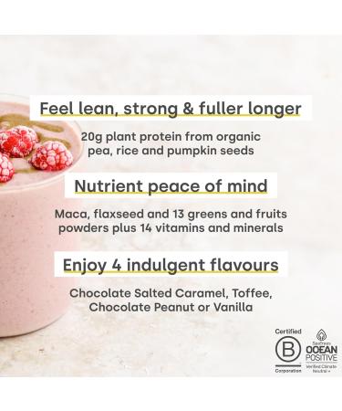 Form Superblend Vegan Protein Powder with Superfoods - 20g Plant Based Protein (Toffee) 520g - Buy Online on GoSupps.com