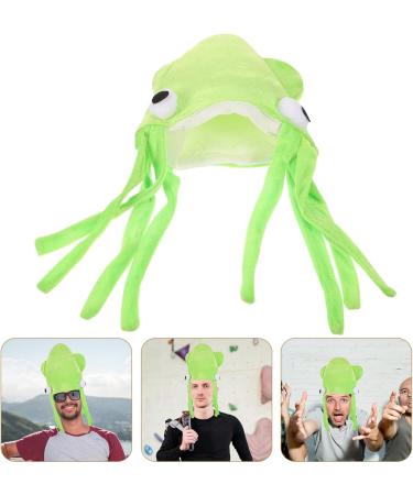 Beavorty Toys Hat Decor Festival Headwear Squid Headgear Costume Accessory Squid Prop Octopus Costume Squid Headdress Velvet Prom Accessories - Buy Online on GoSupps.com