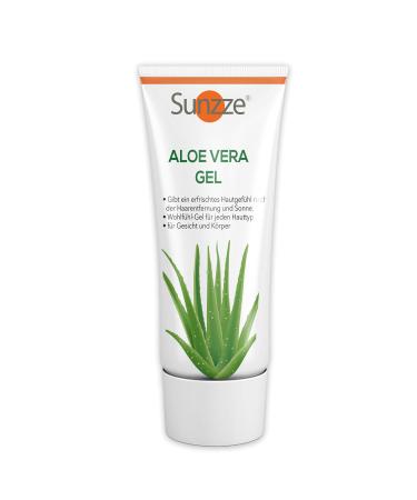 Sunzze Aloe Vera Gel 100ml. Tested quality cooling after hair removal and sunbathing. Pleasant scent