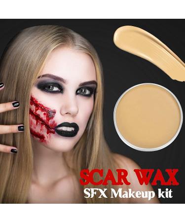 Halloween Makeup Kit | Scab Blood & Special Effects Set | Fake Wound & Bruise Makeup for Adults & Kids | International Shipping Available - Buy Online on GoSupps.com
