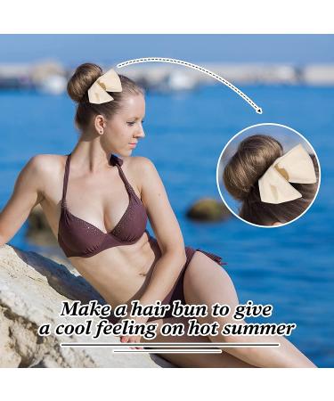 Hair Bun Maker Set - 4 Colors Flexible Doughnut Hair Tools for French Hairstyles - Buy Online on GoSupps.com