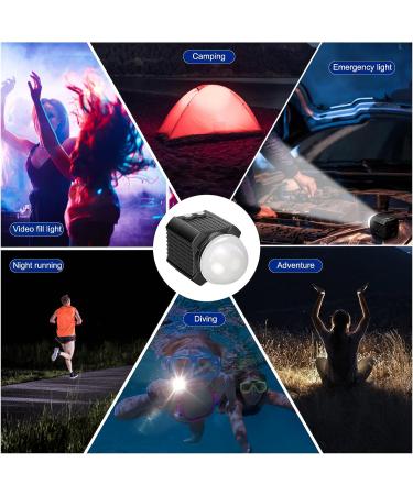 Seafrogs SL-19 Waterproof Diving Video Light | 195ft/60M White Red Blue Mini Cube LED Camera Lights | Underwater Photography Lighting with Ball Head Cold Shoe Adapter | Compatible with Gopro Canon Nikon Sony Camera - Buy Online on GoSupps.com