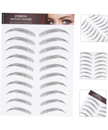  Mipcase Mipcase 36 Sheets Waterproof Eyebrow Stickers Makeup Eyebrow Transfers Eyebrow Sticker Eyebrow Transfer Stickers False Eyebrow Hair Filling - Buy Online on GoSupps.com
