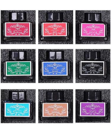 ZZKOKO Calligraphy Pen Ink Set - 10 Colors, Non-Carbon, 15ml Bottles - Buy Online on GoSupps.com