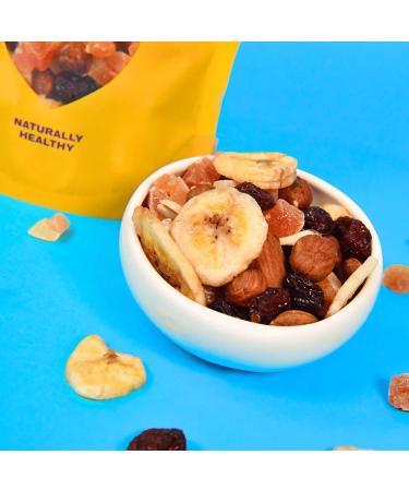 Tropical Dried Fruit Mix 900g nut&me | Gluten Free | Vegan | Premium Quality | Rich in Protein and Fibre | Keto | Pack 6 x 150 g - Buy Online on GoSupps.com