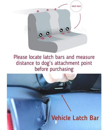 Leash Boss No-Chew Dog Car Seat Belt Restraint - Heavy Duty Steel Rope - 5 Sizes - 26 Inch - Buy Online on GoSupps.com