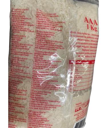 Thai Jasmine Rice (Long Grain) Royal Thai 1kg - Buy Online on GoSupps.com
