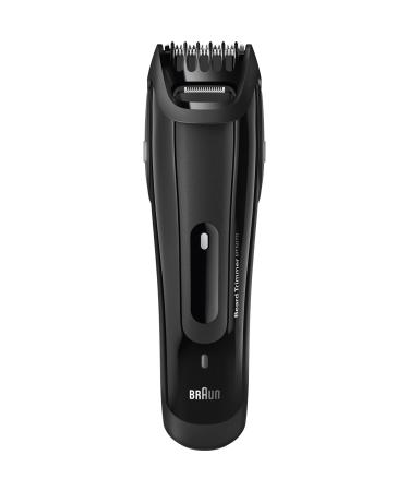 Braun beard trimmer/beard trimmer BT5050 with 25 length settings including precision trimmer charger and case black