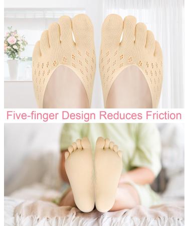 Bunion Relief Socks - 6 Pair Compression Toe Alignment Socks for Men and Women - Buy Online on GoSupps.com