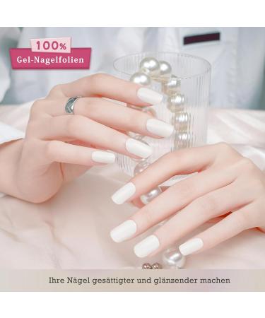 Danni & Toni Moonlit Frost Gel Nail Foils - UV Hardening Wraps 28 Stickers for Stunning Nail Design - Buy Online on GoSupps.com