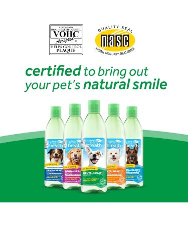 TropiClean Breath Freshener for Dogs & Cats | Mouth Care Water Additive | Fights Plaque & Tartar | Omega 3 & 6 | Healthy Skin & Coat - 473 ml - Buy Online on GoSupps.com
