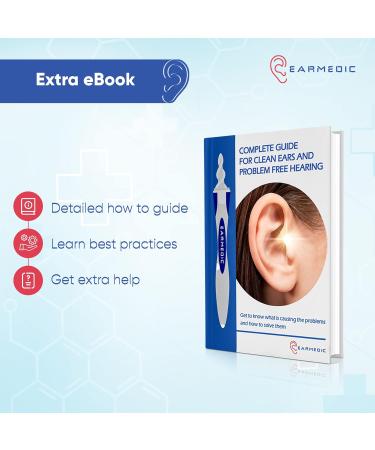 Silicon Spiral Ear Wax Removal Kit - Gentle Ear Cleaner Tool for Ear Wax Removal and Ear Pick - Buy Online on GoSupps.com