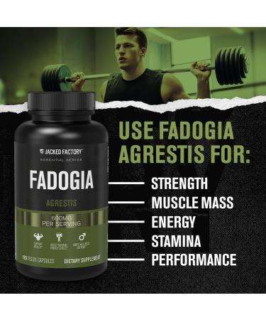 Essentials Fadogia Agrestis Extract - Fadogia Agrestis 600mg for Vitality & Energy Support Enhanced Strength Endurance & Muscle Growth - 120 Veggie Capsules - Buy Online on GoSupps.com