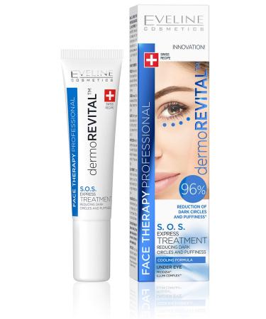 Eveline SOS Express Eye Cream Dermo Revital reduces dark circles 15 ml