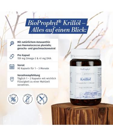Buy BioProphyl Krill Oil - High Dose 590 mg | 159 mg Omega 3 Fatty Acids | Premium International Shipping - Buy Online on GoSupps.com