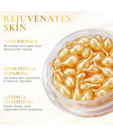 ProGloss Korean Firming Capsule-Mask | Wash-Free Anti-Aging Sleeping Facial Mask | Moisturizing Sheet Mask for Face Care | 1 Box - Buy Online on GoSupps.com