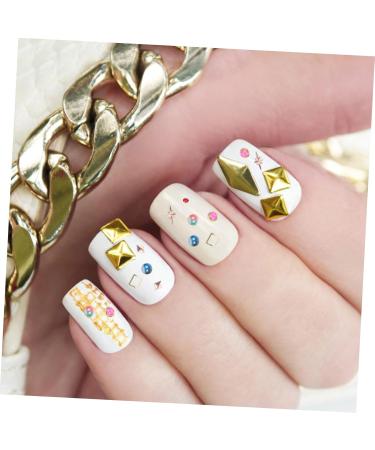 POPETPOP 9 Boxes Nail Art Accessories Nails gems Gold Nail gems Flatback Rhinestones Assorted Nail Art Charms 3D Nail Art Jewelry Nail Art Rivet Pearls for Nail Sequins Boxed Alloy - Buy Online on GoSupps.com