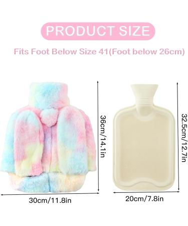 Electricity-Free 2L Foot Warmer Bottle | Soft Rabbit Ear Design | Multi-Functional Heating Pads for Men & Women | Colorful Winter Gift - Buy Online on GoSupps.com