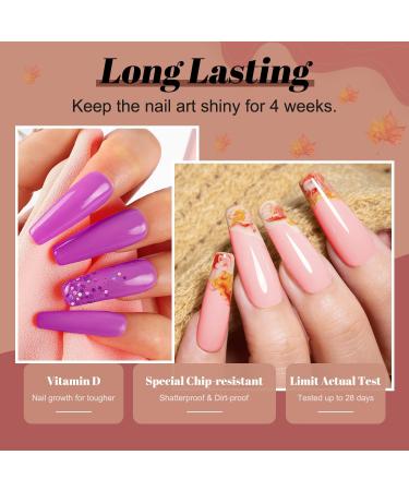 Lavender Violets 36 Colours Dip Nails Powder Starter Kit - Glitter Dipping Nail Powder Set for DIY Manicure M952 - Buy Online on GoSupps.com