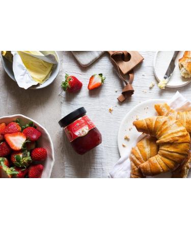 Tuscanini Premium Italian Strawberry Preserves 330g Glass Jar Spreadable Fruit Jam No High Fructose Corn Syrup No Preservatives Non GMO Gluten Free - Buy Online on GoSupps.com