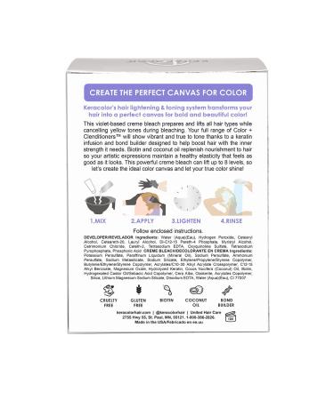 Keracolor Keracanvas Hair Bleach Kit - Complete Lightening & Toning System - Buy Online on GoSupps.com