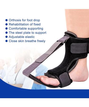 ZJchao Plantar Fasciitis Night Splint & Arch Support Brace - Pain Relief for Drop Foot & Achilles Tendonitis - Unisex Elastic Band Composite Cloth (L) - International Shipping Available - Buy Online on GoSupps.com