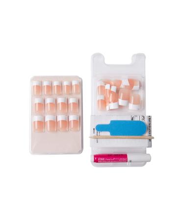 KISS Salon Acrylic French Nails Kit Sugar Rush Medium KSA02 (3 PACK) - Professional Nail Enhancement Set - Buy Online on GoSupps.com