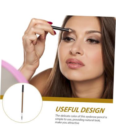 VINTORKY Pencil Brow Pen Women Brow Pencil Shaper Pencil Wood Brow Pencil Coffee Wooden - Buy Online on GoSupps.com