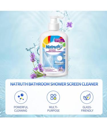 NATRUTH Lavender Shower Screen Cleaner 500ml - Limescale Remover for Glass Shower Screens - Buy Online on GoSupps.com
