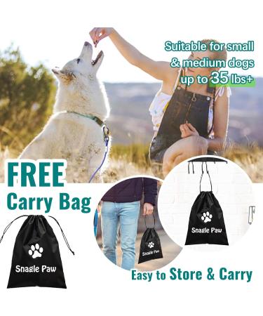 Snagle PAW 4.5m Dog Leash for Small Dogs - Durable Shock-Absorbing Cable Tie for Dogs & Cats up to 15.9 kg | Ideal for Courtyards & Festivals - Ice Blue - Buy Online on GoSupps.com