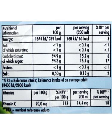  KR GER Orange Beverage Powder 1 Pack (1 x 1000 g) - Buy Online on GoSupps.com