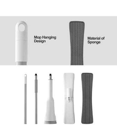 Eyliden Self-Squeeze Sponge Mop F-52 for Floor Cleaning - 2 Sponge Heads, Ideal for Apartments, Bathrooms, Kitchens - Buy Online on GoSupps.com