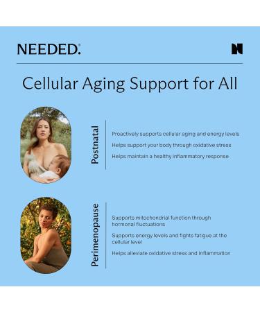 Needed. Cellular Aging Support - Antioxidants Supplement with Alpha Lipoic Acid Acetyl L-Carnitine & PQQ - Third Party Tested Mitochondrial Supplement - 30 Servings - Buy Online on GoSupps.com