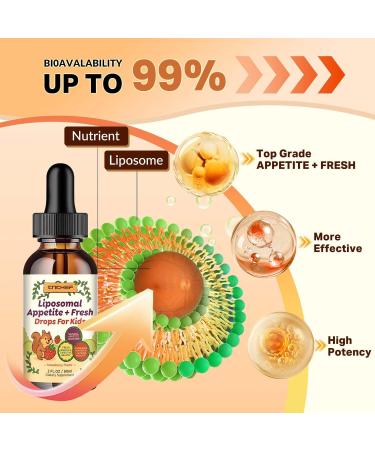 Appetite Booster & Bad Breath Treatment Drops - Oral Probiotics Oral Health Weight Gain for Kids & Adults Diet Appetite Control & Suppressants Promotes Digestive & Gut Health Strawberry Flavor 2 fl oz - Buy Online on GoSupps.com