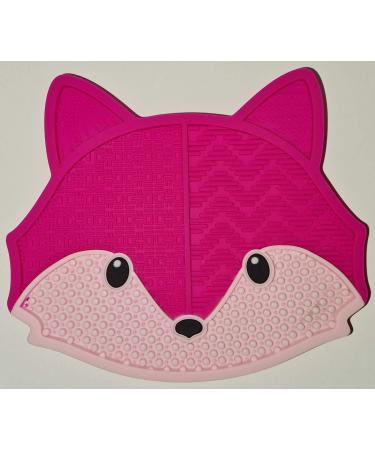 Silicone Brush Cleaner Make Up Brushes Cleaning Pad Style : Fox | Colour : Pink
