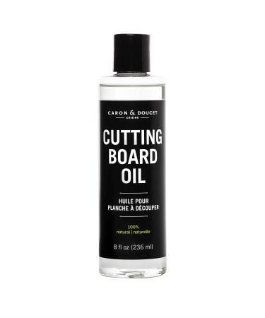 Caron & Doucet - Cutting Board & Butcher Block Conditioning & Finishing Oil | 100% Coconut Derived & Vegan, Best for Wood & Bamboo Conditioning & Sealing | Does NOT Contain Mineral Oil! 8 oz