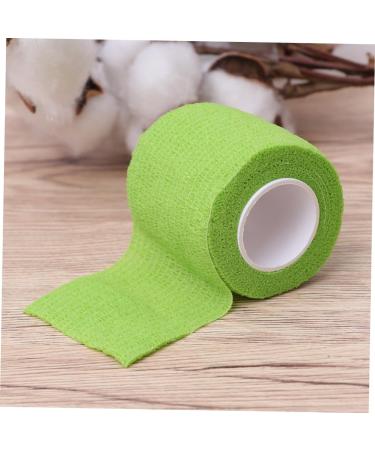 FRCOLOR 10pcs Self-Adherent Muscle Support Tape - Non-Woven Athletic Elasticity Green - Protective Gear for Sports Injuries - Buy Online on GoSupps.com