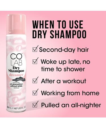 COLAB Dreamer Dry Shampoo - Instant Refresh for Dreamy Hair - Buy Online on GoSupps.com