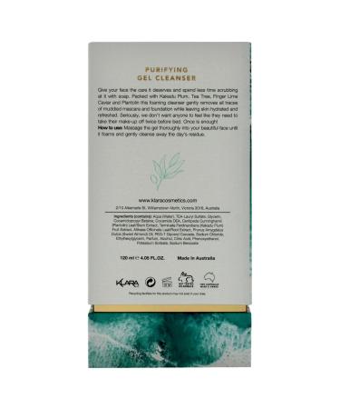Klara Cosmetics Native Purifying Gel Cleanser 120ml - Gentle Cleansing for All Skin Types | International Shipping Available - Buy Online on GoSupps.com