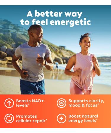 NAD+ Supplement w/ Resveratrol & Quercetin for Energy & Immune Support - 80 Capsules by Reus Research - Buy Online on GoSupps.com