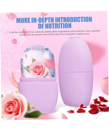 Buy NOLITOY Silicone Face Ice Roller - Purple Ice Facial Massage Tool for Glowing Skin | International Shipping Available - Buy Online on GoSupps.com