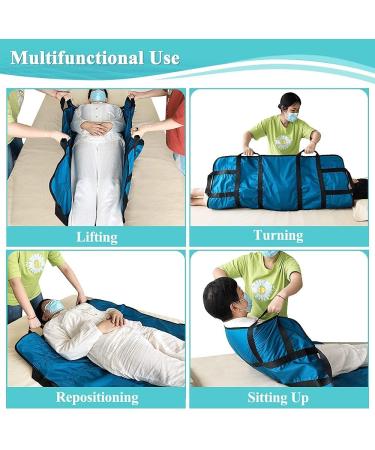 Bomby Rotating Movable Bed Position Pads for Bariatric & Bedridden Patients | Reusable Sliding Towel with 8 Handles - Ideal for Incontinence & Elderly Care - Buy Online on GoSupps.com