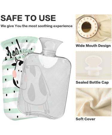 Buy MOO COW Hot Water Bottle with Cover | Relief for Hands Feet & Neck Pain | Perfect Gift for Kids & Women - Buy Online on GoSupps.com