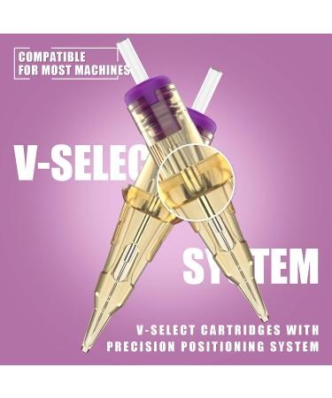 EZTAT2 Tattoo Cartridge Needles Liner 3RL - Professional V Select 0.30mm Tattoo Needles - 100 Count - For Permanent Makeup & Scalp Hair Tattoos - Buy Online on GoSupps.com