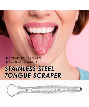 Jingling Stainless Steel Tongue Cleaner for Adults & Children | Professional Oral Hygiene & Fresher Breath - Buy Online on GoSupps.com
