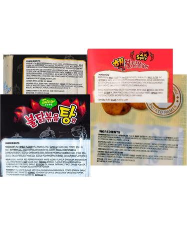 Samyang Korean Assorted Top Spicy Ramen Instant Noodles Challenge (Pack of 40) at least 7 Different Flavour by CNMART - Buy Online on GoSupps.com