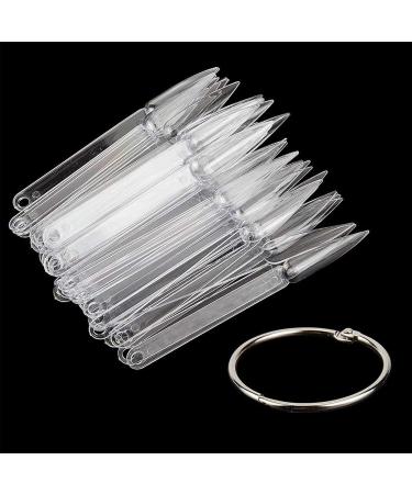 Niceneeded 100pc Transparent Nail Art Tips Sticks Display Board - Perfect for Polish Practice & Display with Metal Clasp - International Shipping Available - Buy Online on GoSupps.com