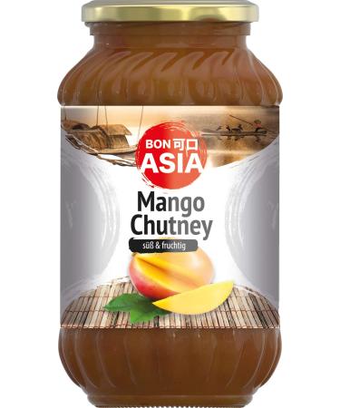 BONASIA Mango Chutney sweet pack of 6 (6 x 340 g)